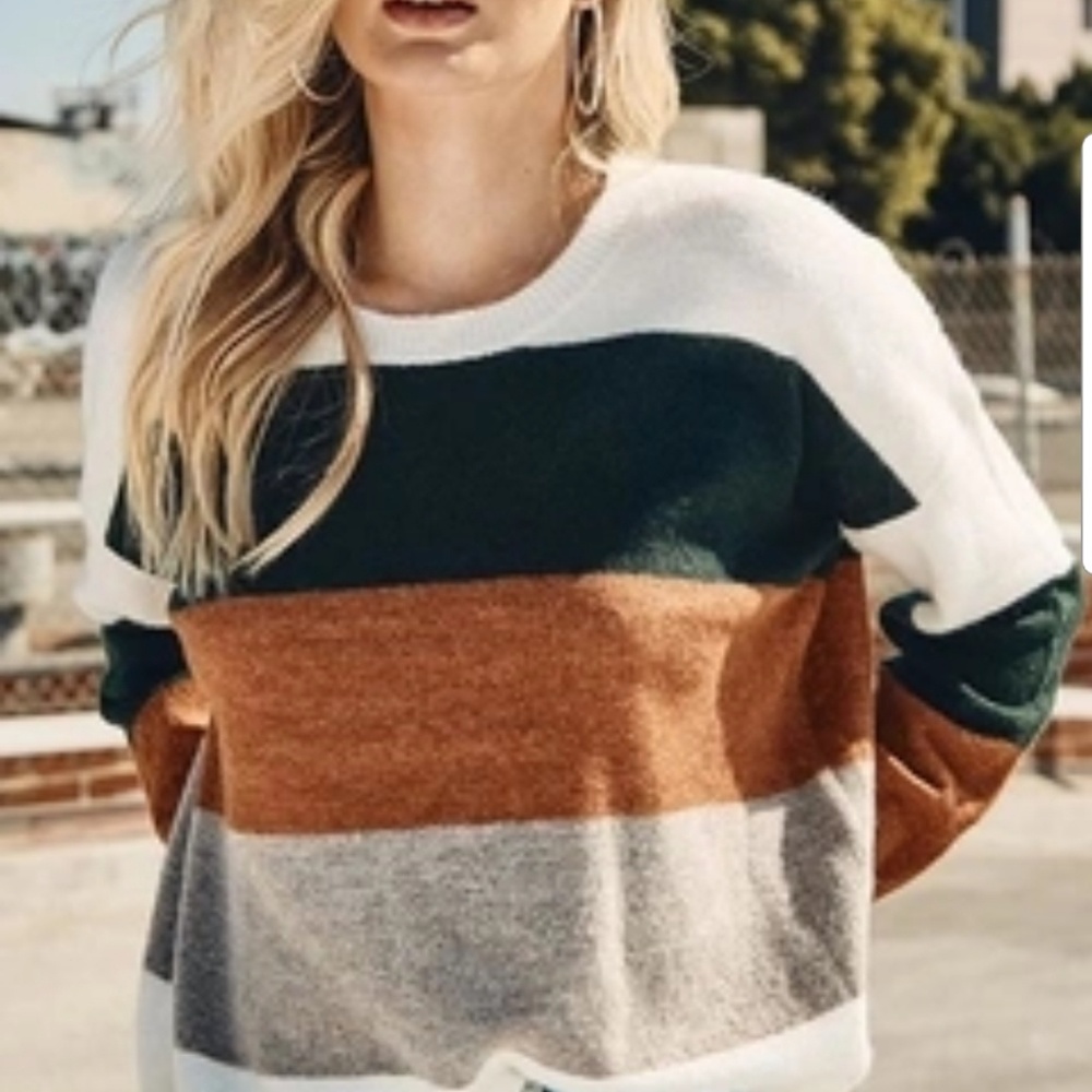 Soft long sleeve sweater